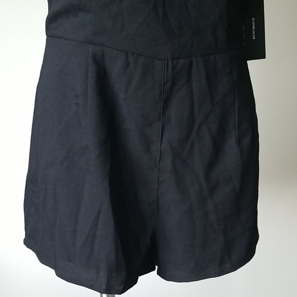 Lulu's Butterfly Effect One Shoulder Romper - Picture 8 of 16